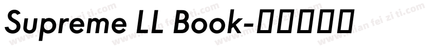 Supreme LL Book字体转换
